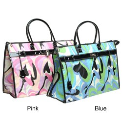 Murval Parisian Tote with Vinyl Accent