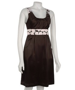 Max & Cleo Women's Sleeveless Charmeuse Dress