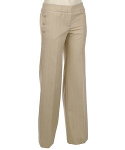 To The Max Women's Side Button Casual Pants