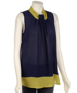 Sugar Lips Women's Sleeveless Knot Shirt