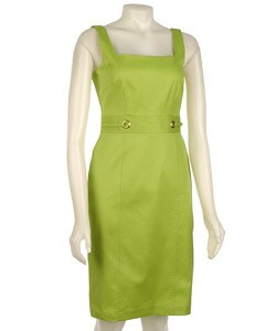 David Meister Women's Stretch Pique Sheath Dress