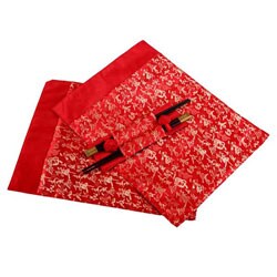 Crimson Asian Placemat and Chopstick Set