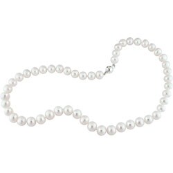 Cultured White Freshwater Pearl Necklace (11-12 mm)