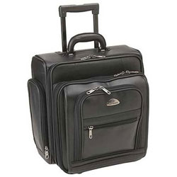 Samsonite Leather Overnight Wheeled Portfolio