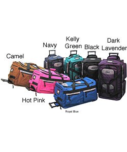 Olympia 22-inch 8-pocket Rolling Duffel