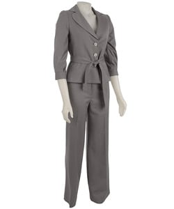 Isabel & Nina Women's Tie Belt Pant Suit