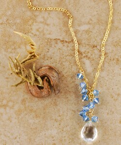 Goldfill Amethyst Sunshine Mist Necklace (USA)