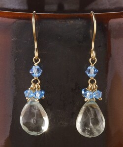 Goldfill Amethyst Sunshine Mist Earrings (USA)
