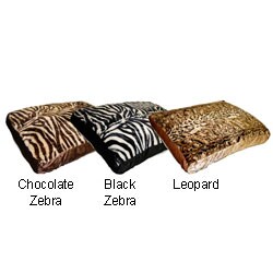 Faux Animal Printed Pet Beds