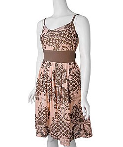 Cassee's Spaghetti Strap Floral Print Dress