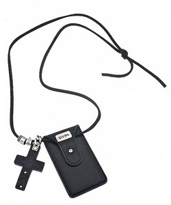 Diesel Sterling Silver Cross Necklace