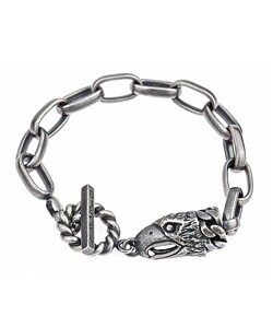 Diesel Sterling Silver Eagle Bracelet