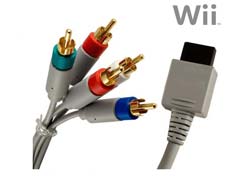 Wii Gold Plated High Resolution Component Cable