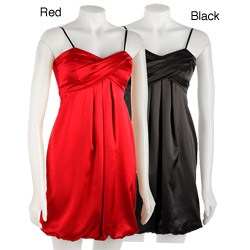 Connected Apparel Women's Stretch Charmeuse Dress