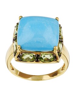 Encore by Le Vian 14k Yellow Gold Turquoise Ring