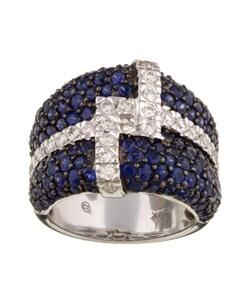 Encore by Le Vian 14k Gold Sapphire and Diamond Ring (H-I, SI2-SI3)