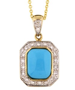 Encore by Le Vian 14k Gold Turquoise Necklace