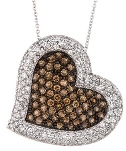 Encore by Le Vian 14K Gold 2 4/5ct TDW Diamond Heart Pendant (H-I, SI2-SI3)