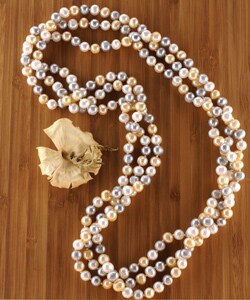 Endless Multicolor Freshwater Pearl Necklace (USA) (7.5-8 mm)