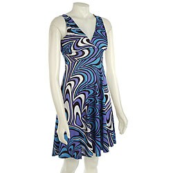 Nice Wear Women's Printed Flare Dress