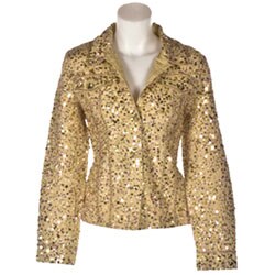 Sandy Starkman Missy Women's Sequined Jacket