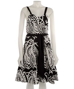 Jessica Taylor Women's Woven Sash Dress
