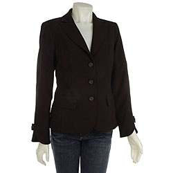 French Dressing Stitch Detailed Fitted Suit Jacket