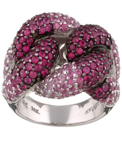 Encore by Le Vian 14k Gold Ruby and Sapphire Ring from Overstock.com from overstock.com