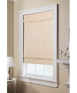 Twill Khaki Roman Shade (31 in. x 64 in.)
