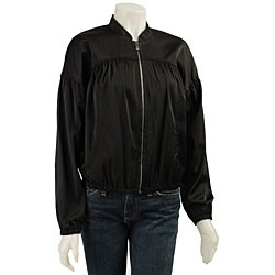 MICHAEL Michael Kors Women's Shirred Track Jacket