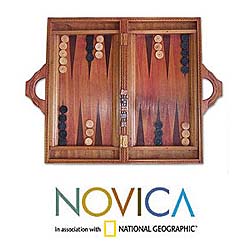 'Inner Secrets' Wooden Backgammon Set (Indonesia)