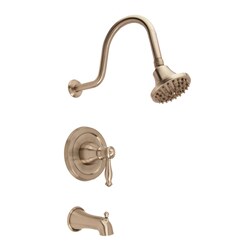 Fontaine Cape Cod Brushed Nickel Tub Shower Kit