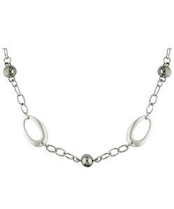 Sterling Silver Bead Link Necklace