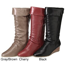 Frye Women's Sunny Wedge Cuff Boots