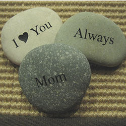 Inspirational 'Dad, I Love You, Always' Stones (Set of 3)