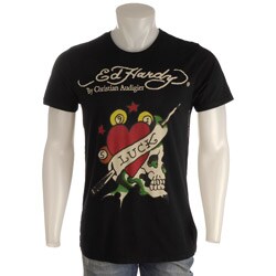 Ed Hardy Men's 'Lucky Skull' T-shirt