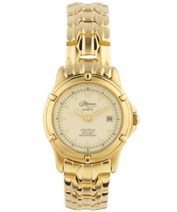 Croton Women's 23k Goldplated Dress Quartz Watch
