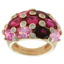 Charles Winston Pink Hues Cubic Zirconia Ring
