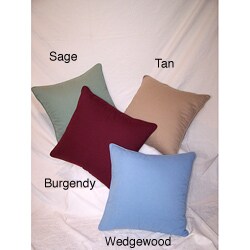 Brushed Twill 18-inch Decorative Pillows (Set of 2)