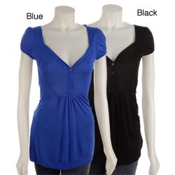 Bina Women's Short-sleeve Tie-back Shirt