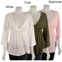 C&C California Women's V-neck Babydoll Shirt