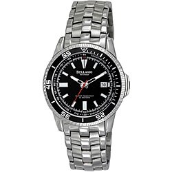 Bellagio Men's Bergamo Series Steel Diver Watch