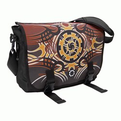 DadGear Tribal Design Messenger Diaper Bag