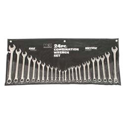 24-piece Combination Wrench Set