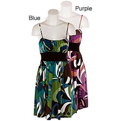 JFW Women's Spaghetti Strap Empire Waist Dress.