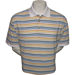 Enro Perfect Pique Striped Short-sleeve Polo Shirt