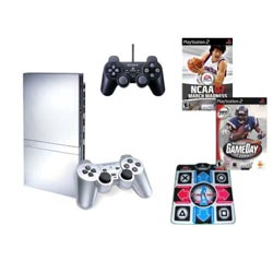 Playstation 2 Basic Bundle - PS2 Dance and more(S)