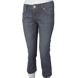It Jeans Women's Dark Wash Fashion Capris