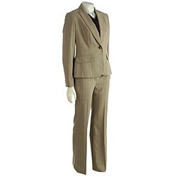 Famous NY Maker 3-piece Pinstripe Pantsuit 