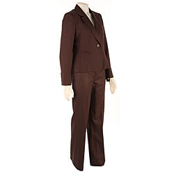 Nine West Women's 3-piece Striped Pantsuit